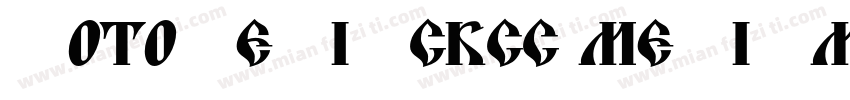 NotoSerifCKsc Medium字体转换